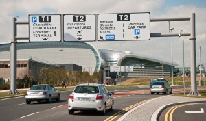 Dublin Airport - roads and signage