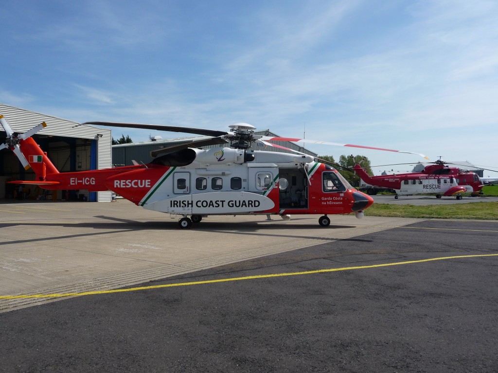 S-92A and S-61N at Sligo (IRCG)
