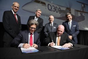 Bombardier and Fokker representatives sign Agreement