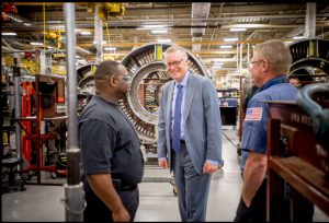 Delta's incoming CEO Ed Bastian meeting employees