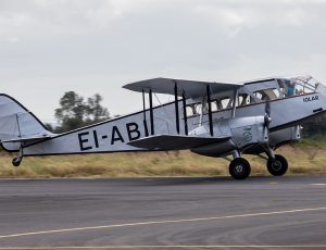 The star of the fly-in was the arrival of the Aer Lingus Charitable Foundation DH74 Dragon 'Iolar' EI-ABI. Frank Grealish.